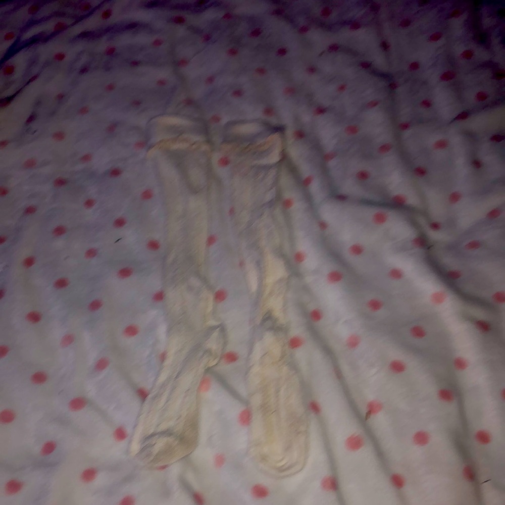 White long socks